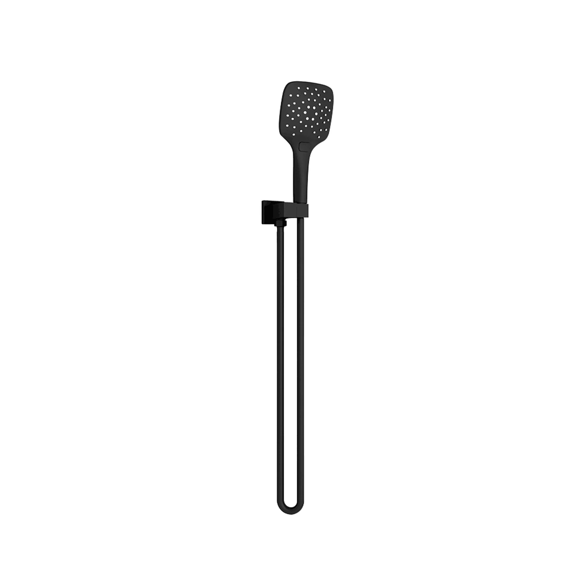 Nero Rain Square 3 Function Shower On Bracket - Black Matte