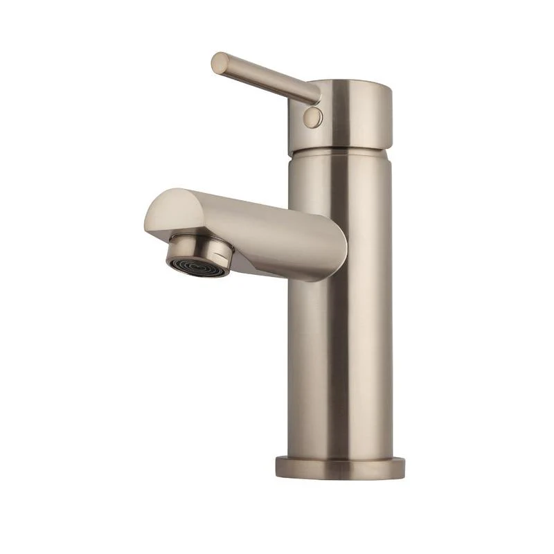 Meir Round Basin Mixer Tap - Champagne - Image 4