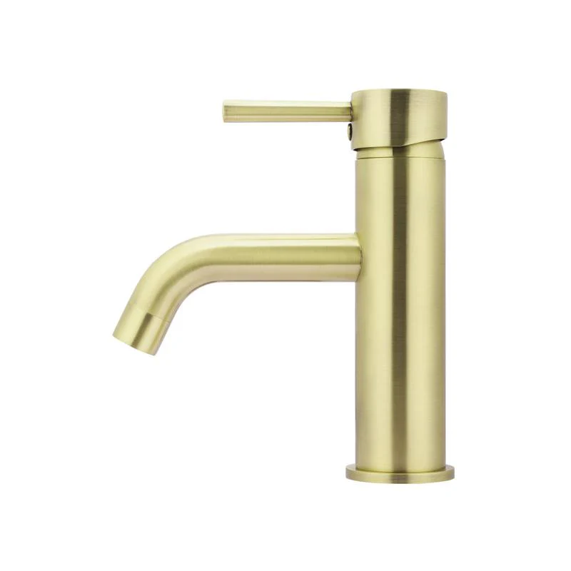 Meir Round Basin Mixer Tap Curved - PVD Tiger Bronze - Image 2