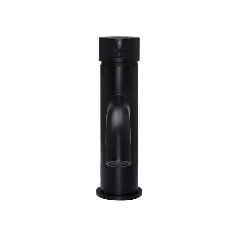 Meir Round Basin Mixer Tap Curved - Black Matte - Image 3