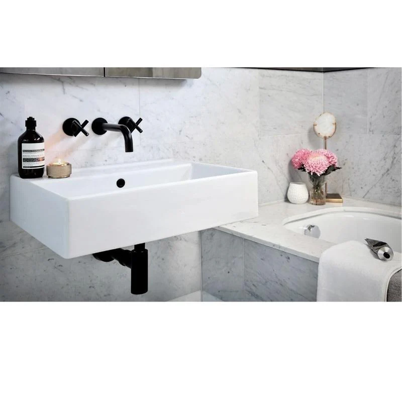 Meir Round Bottle Trap for 32mm basin waste and 40mm outlet - Black Matte - Image 4