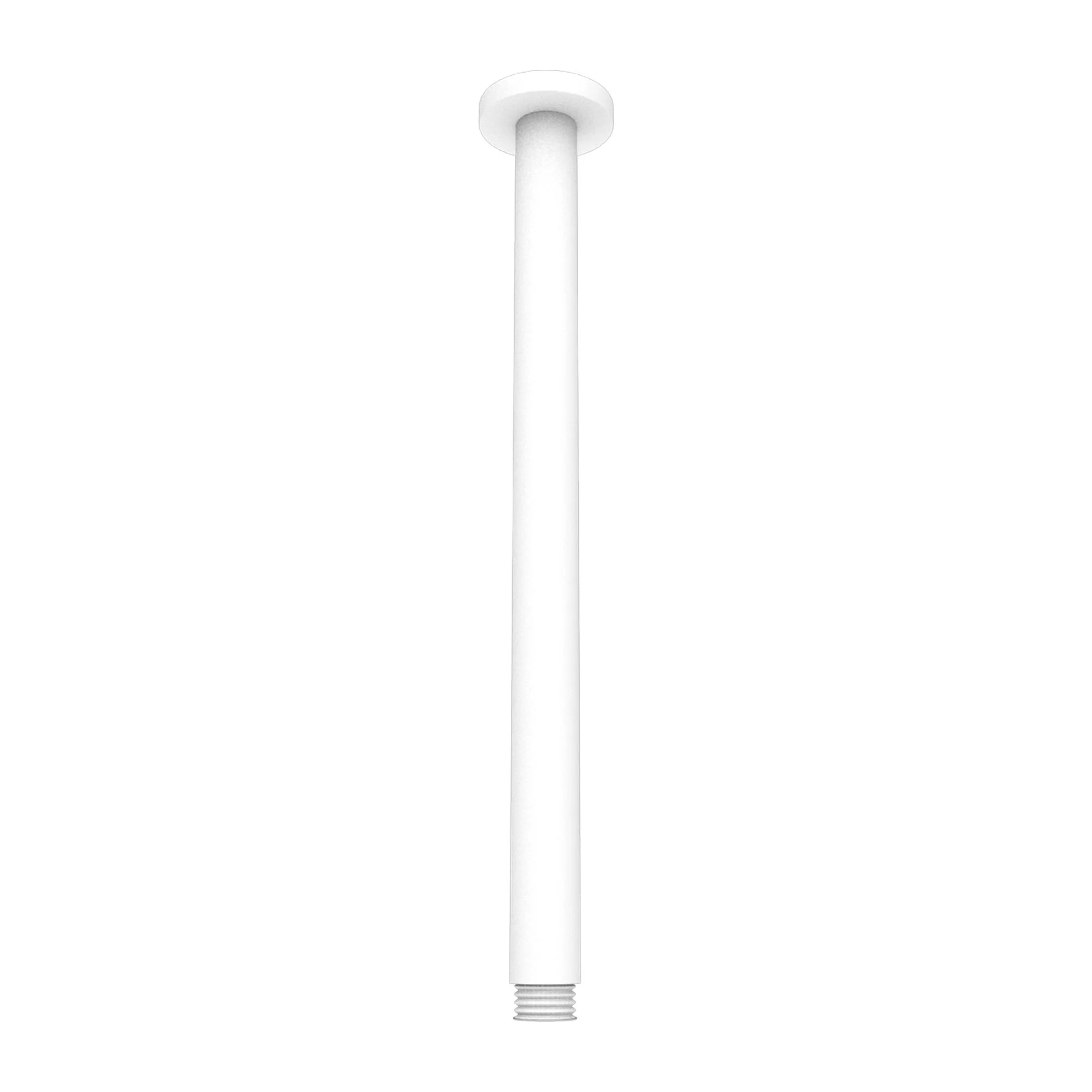 Nero Round Ceiling Arm 300mm Length - White Matte