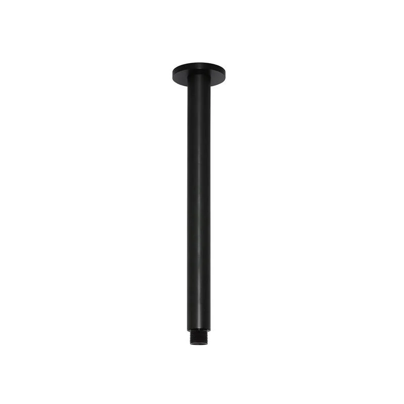 Meir Round Ceiling Shower Arm 300mm - Black Matte