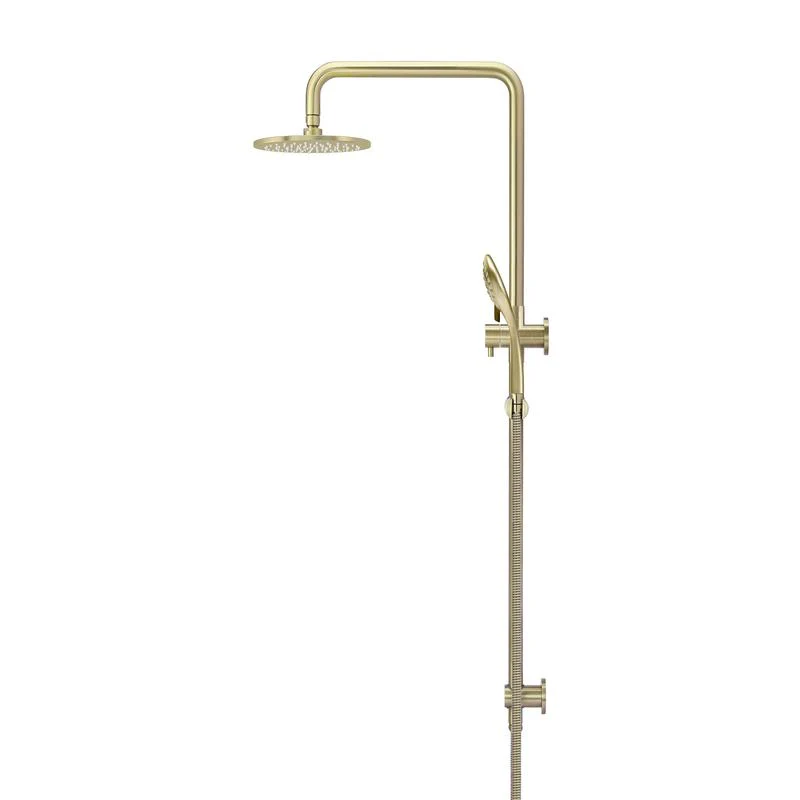 Meir Round Combination / Twin Shower Rail 200mm Rose Three Function Hand Shower - PVD Tiger Bronze - Image 3
