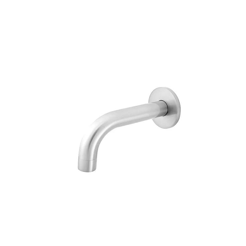 Meir Universal Round Curved Spout 130mm - Polished Chrome