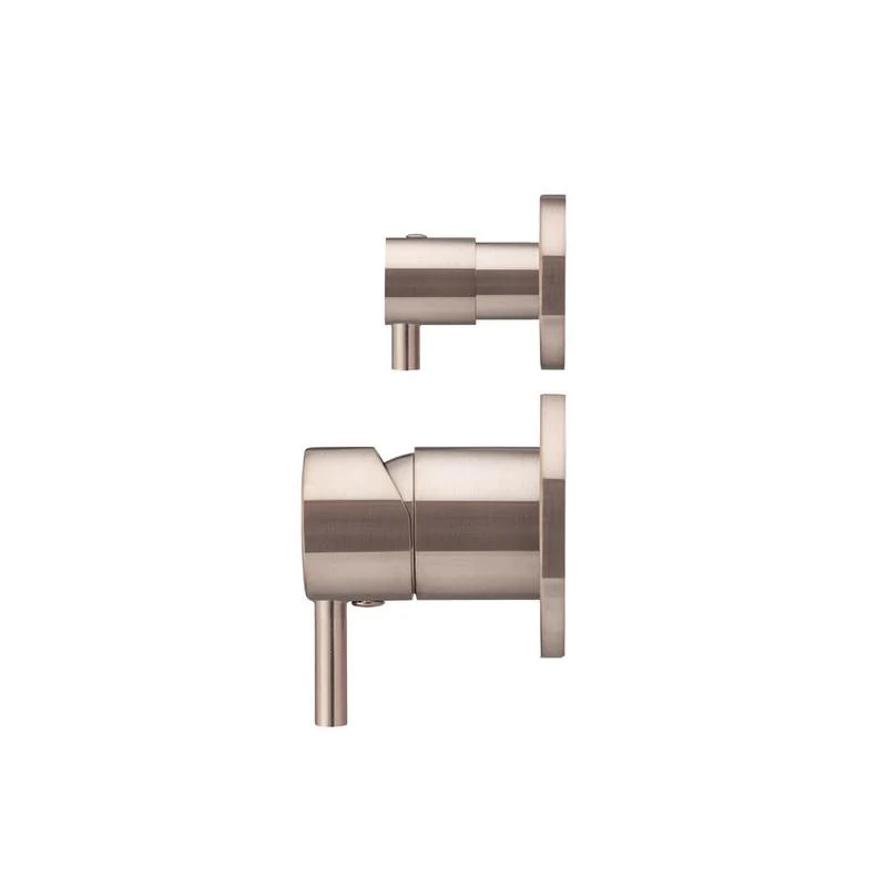 Meir Round Diverter Mixer Trim Kit (In-wall Body Not Included) - Champagne - Image 2