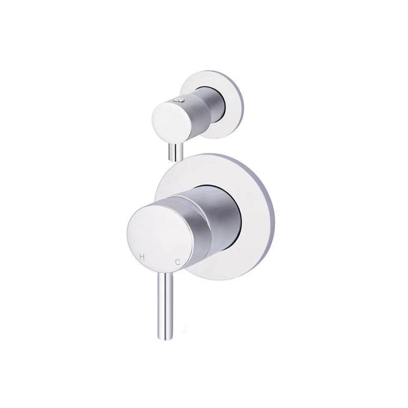 Meir Round Diverter Mixer Trim Kit (In-wall Body Not Included) - Polished Chrome