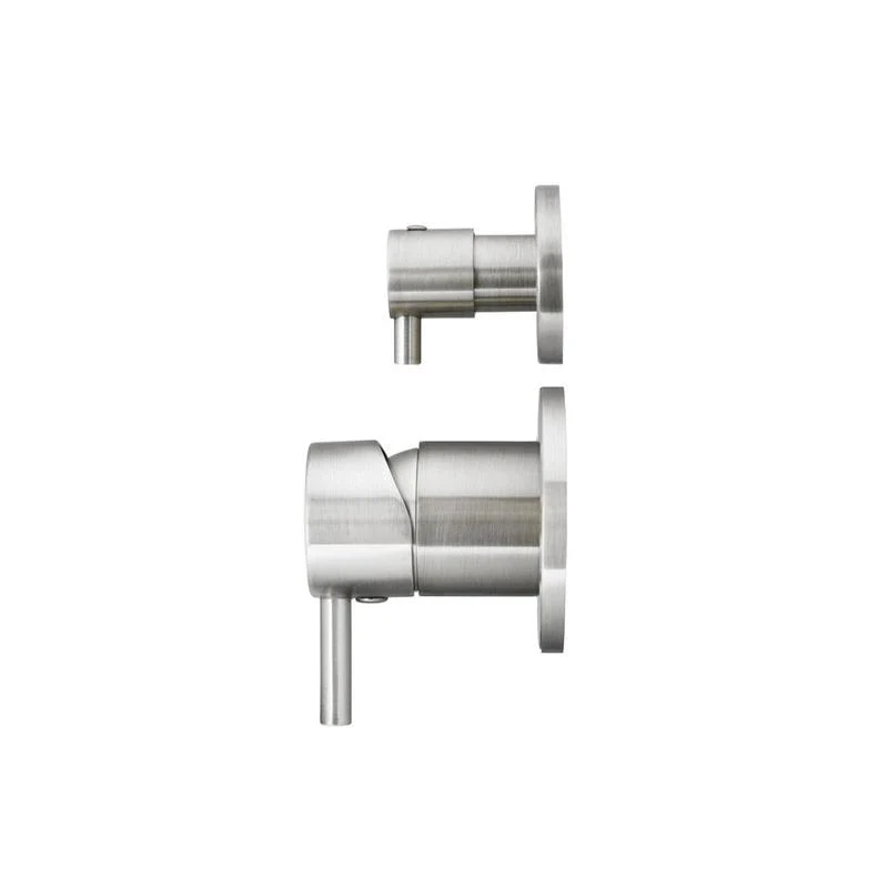 Meir Round Diverter Mixer Trim Kit (In-wall Body Not Included) - PVD Brushed Nickel - Image 2