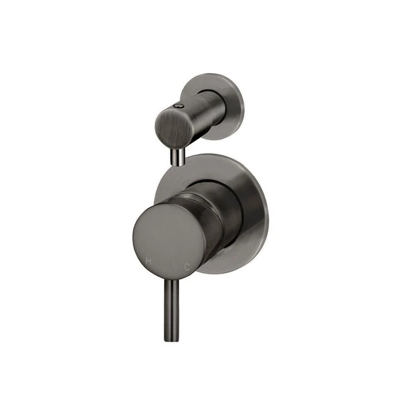 Meir Round Diverter Mixer Trim Kit (In-wall Body Not Included) - Shadow Gun Metal