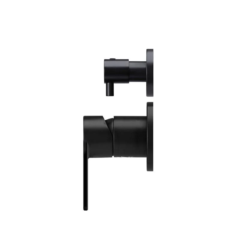 Meir Round Diverter Mixer Paddle Handle Trim Kit (In-wall Body Not Included) - Black Matte - Image 2
