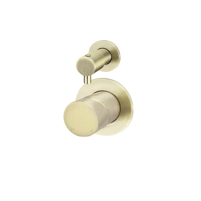 Meir Round Diverter Mixer Pinless Handle Trim Kit (In-wall Body Not Included) - PVD Tiger Bronze