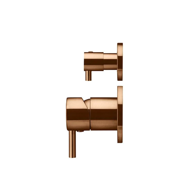 Meir Round Diverter Mixer Trim Kit (In-wall Body Not Included) - Lustre Bronze - Image 2