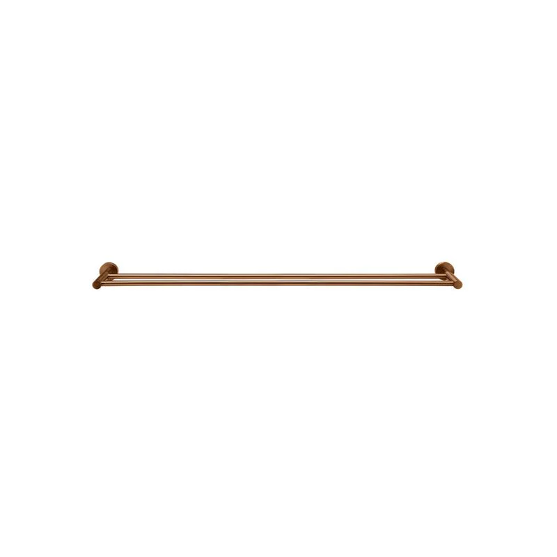 Meir Round Double Towel Rail 900mm - Lustre Bronze - Image 3