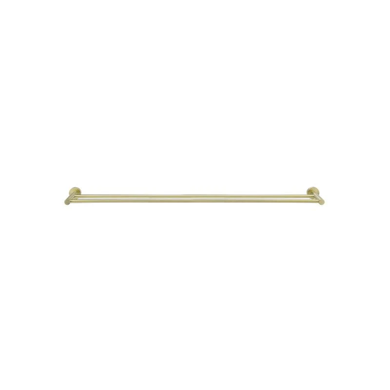 Meir Round Double Towel Rail 900mm - PVD Tiger Bronze - Image 2