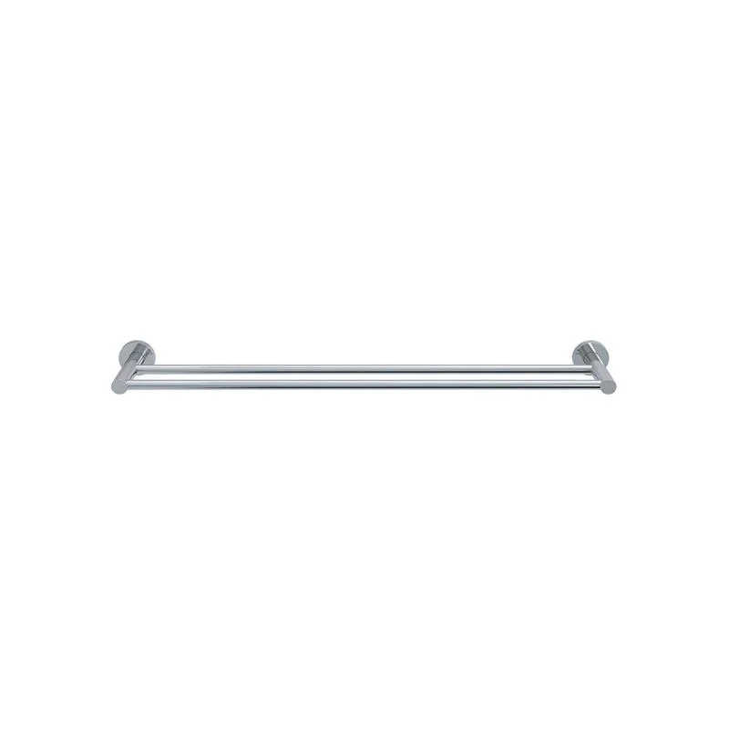 Meir Round Double Towel Rail 600mm - Polished Chrome - Image 2