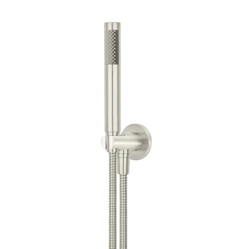Meir Round Hand Shower on Fixed Bracket - PVD Brushed Nickel