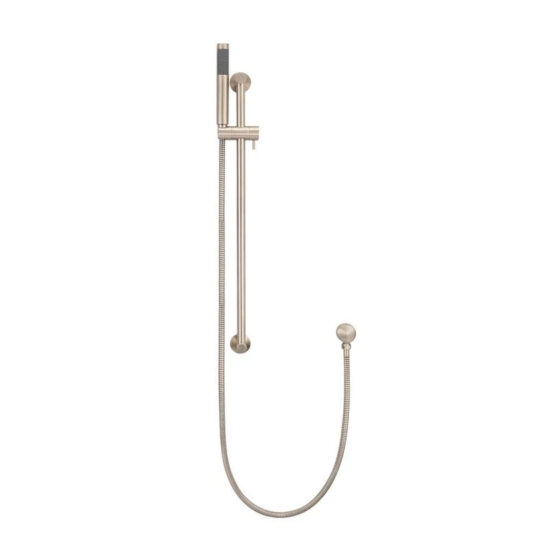 Meir Round Hand Shower on Rail Column - Champagne - Image 2