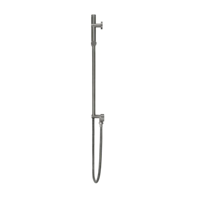 Meir Round Hand Shower on Rail Column - Shadow Gun Metal - Image 3