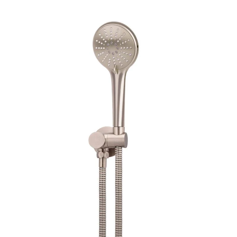 Meir Round Hand Shower on Swivel Bracket - Champagne