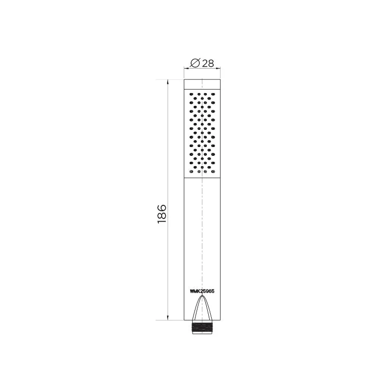 Meir Round Hand Shower Single Function - Lustre Bronze - Image 4