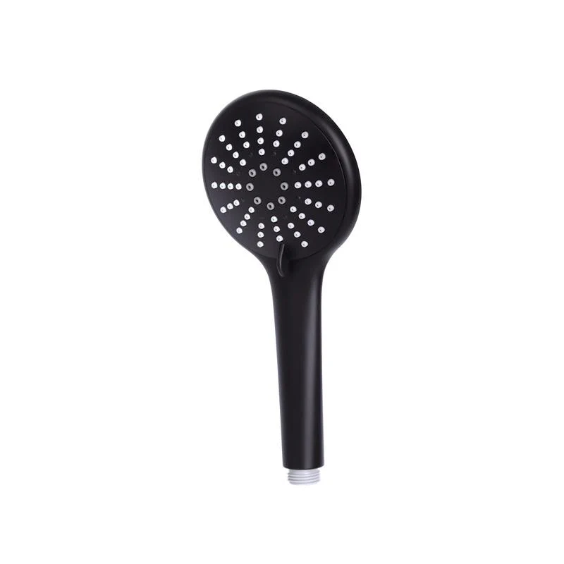 Meir Round Hand Shower Three-Function - Black Matte