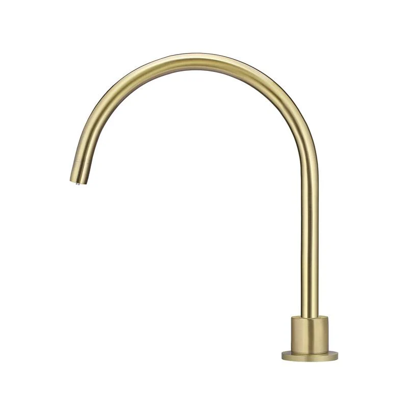 Meir Round Gooseneck High-Rise Swivel Hob Spout - PVD Tiger Bronze - Image 2