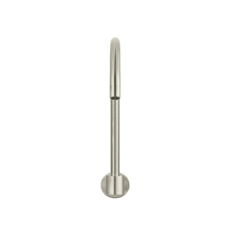 Meir Round High-Rise Swivel Wall Spout - PVD Brushed Nickel - Image 3