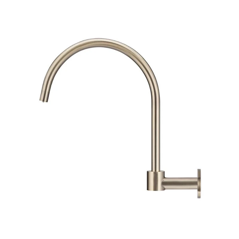 Meir Round High-Rise Swivel Wall Spout - Champagne - Image 2