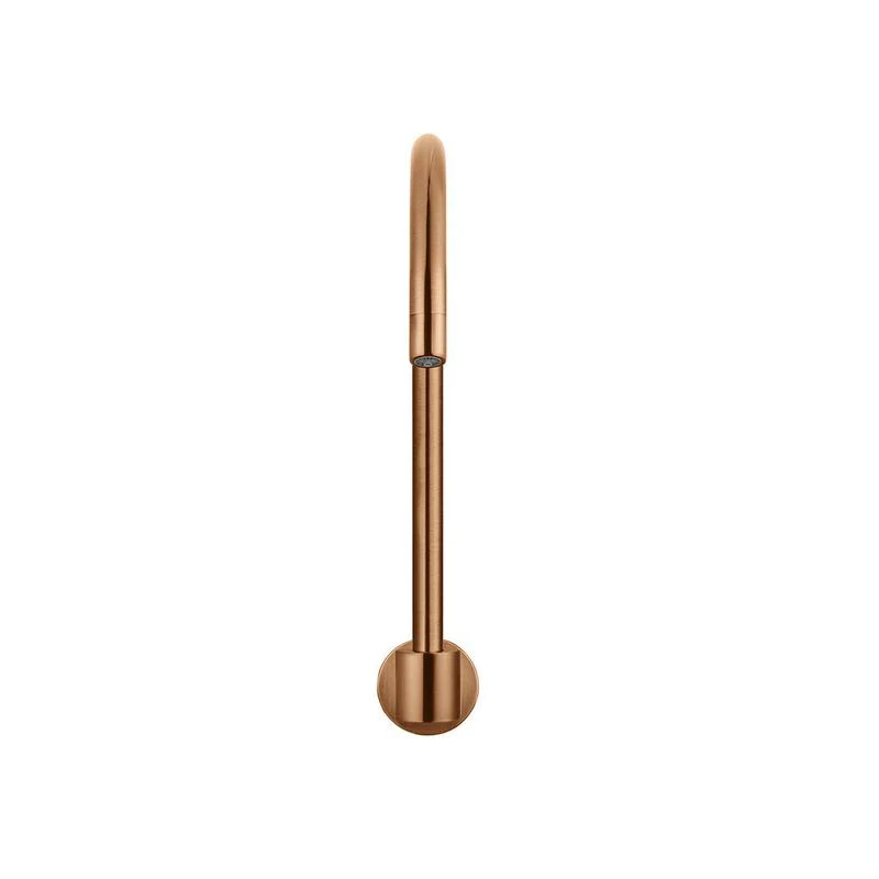 Meir Round High-Rise Swivel Wall Spout - Lustre Bronze - Image 3