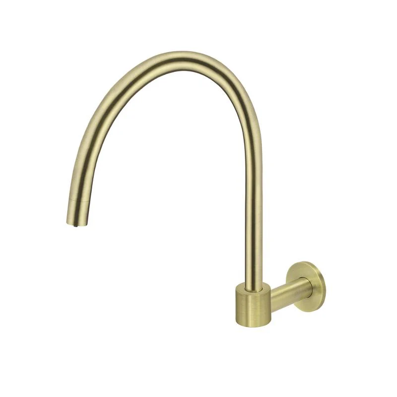 Meir Round High-Rise Swivel Wall Spout - PVD Tiger Bronze