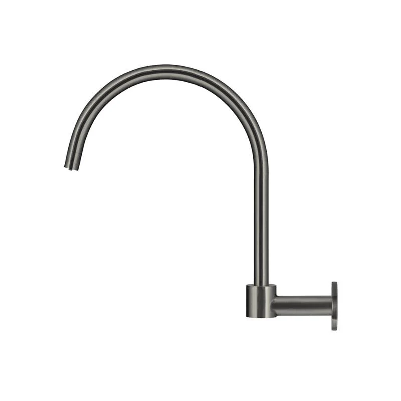 Meir Round High-Rise Swivel Wall Spout - Shadow Gun Metal - Image 2