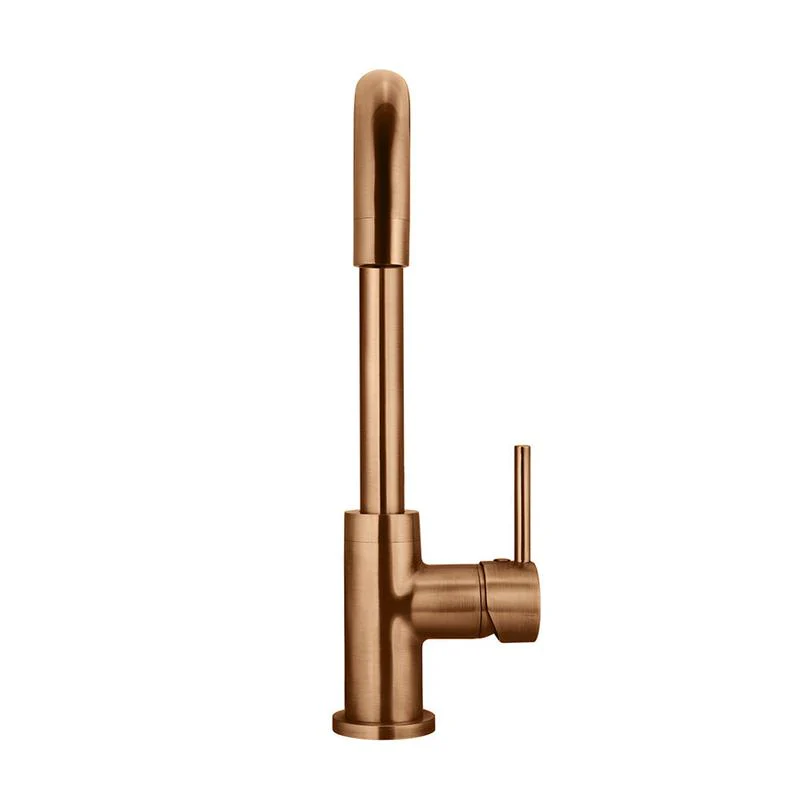 Meir Round Kitchen Sink Mixer Tap - Lustre Bronze - Image 2