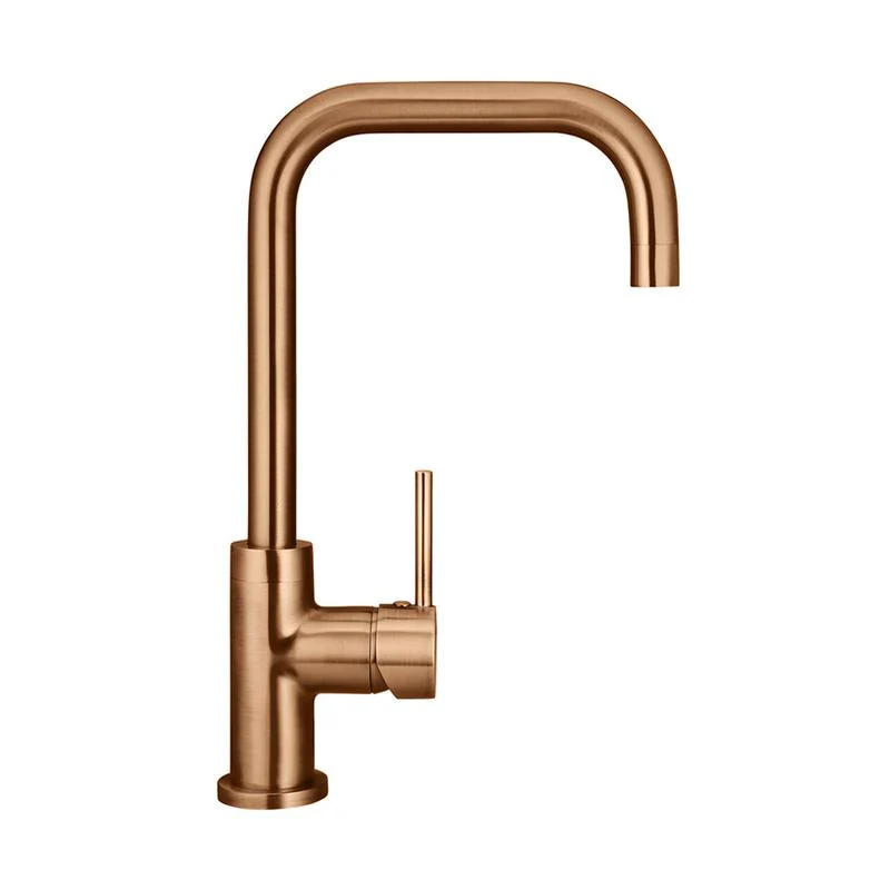 Meir Round Kitchen Sink Mixer Tap - Lustre Bronze - Image 5