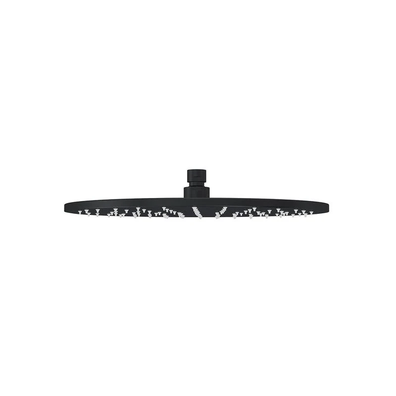 Meir Round Shower Head / Rose 300mm - Black Matte - Image 3
