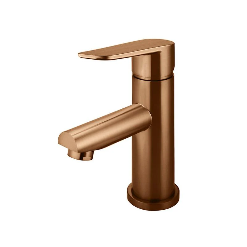 Meir Round Paddle Basin Mixer Tap - Lustre Bronze