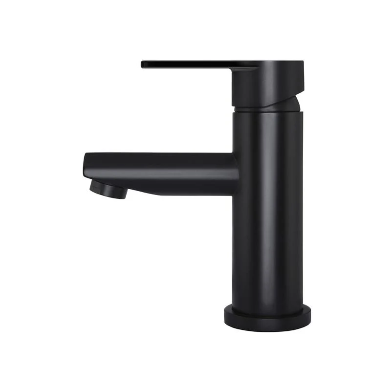 Meir Round Paddle Basin Mixer Tap - Black Matte - Image 2