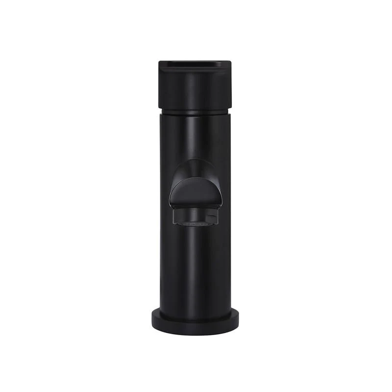 Meir Round Paddle Basin Mixer Tap - Black Matte - Image 3
