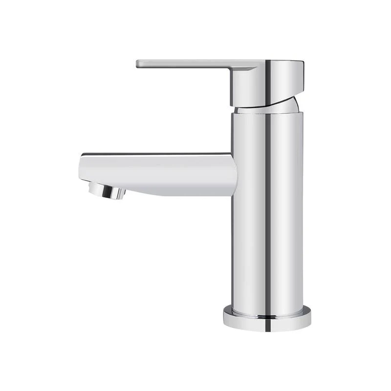 Meir Round Paddle Basin Mixer Tap - Polished Chrome - Image 2