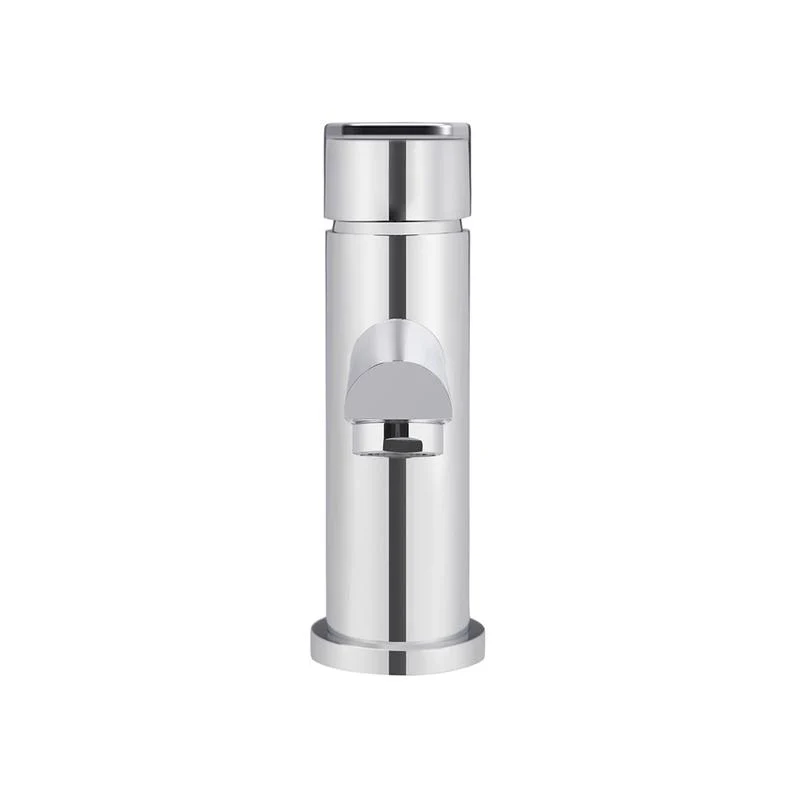 Meir Round Paddle Basin Mixer Tap - Polished Chrome - Image 3
