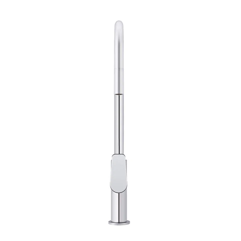Meir Round Paddle Piccola Pull Out Kitchen Sink Mixer Tap - Polished Chrome - Image 3
