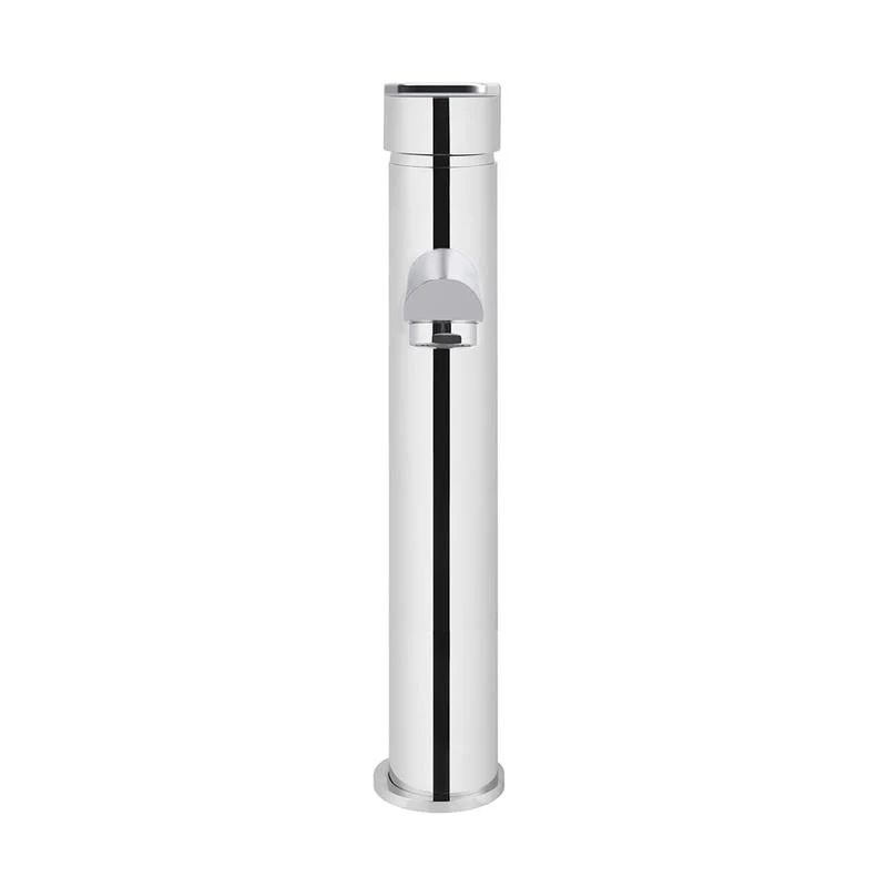 Meir Round Paddle Tall Basin Mixer Tap - Polished Chrome - Image 3