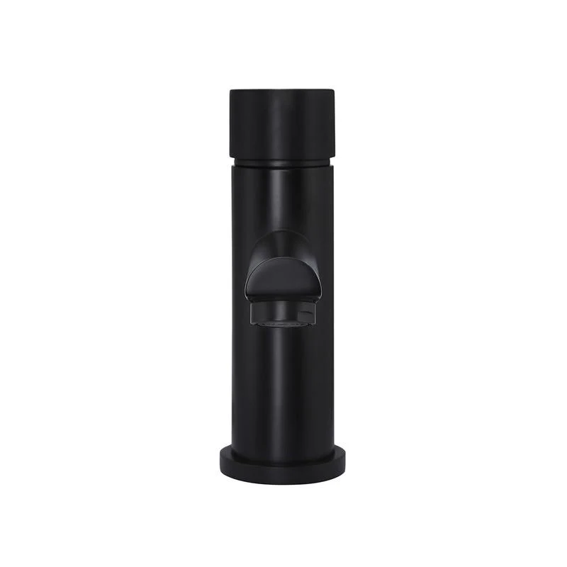 Meir Round Pinless Basin Mixer Tap - Black Matte - Image 3