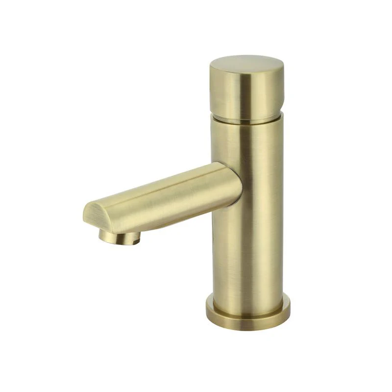 Meir Round Pinless Basin Mixer Tap - PVD Tiger Bronze