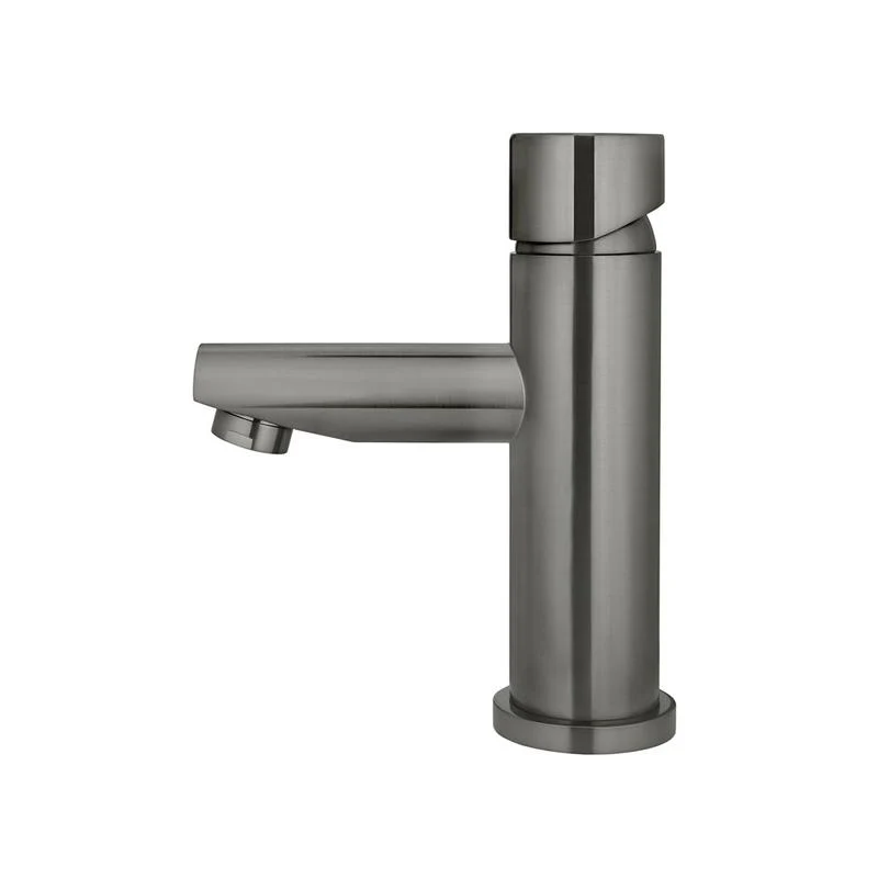 Meir Round Pinless Basin Mixer Tap - Shadow Gun Metal - Image 2