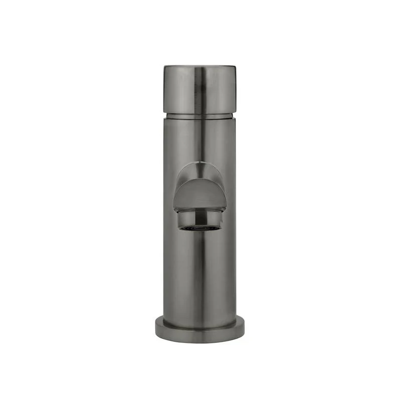 Meir Round Pinless Basin Mixer Tap - Shadow Gun Metal - Image 3