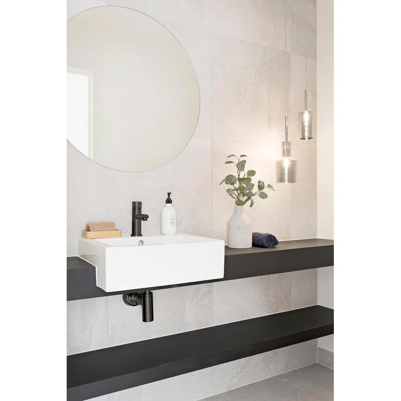 Meir Round Pinless Basin Mixer Tap - Shadow Gun Metal - Image 4