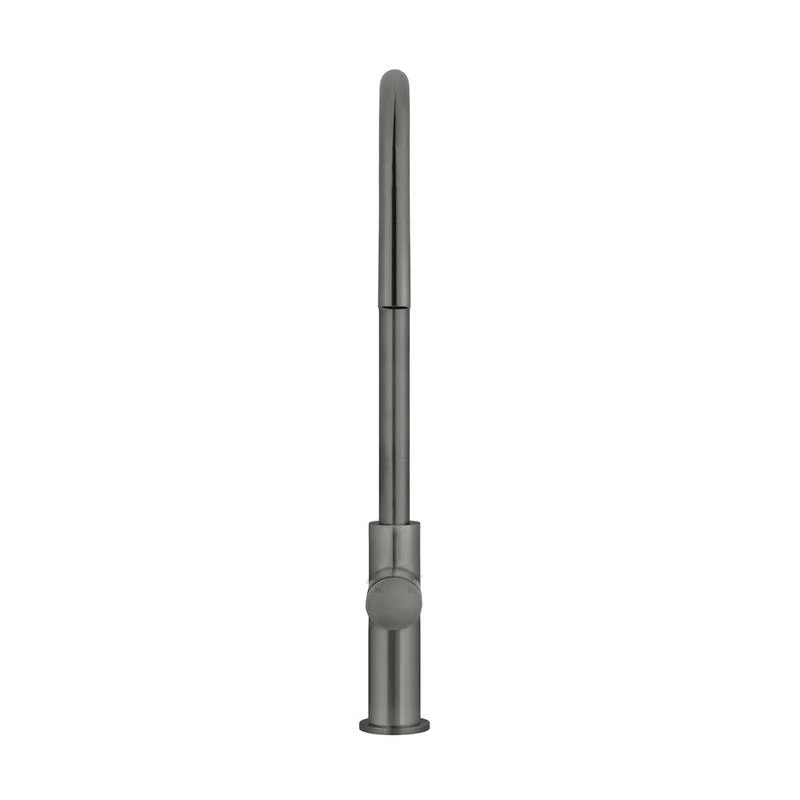 Meir Round Pinless Piccola Pull Out Kitchen Sink Mixer Tap - Shadow Gun Metal - Image 3