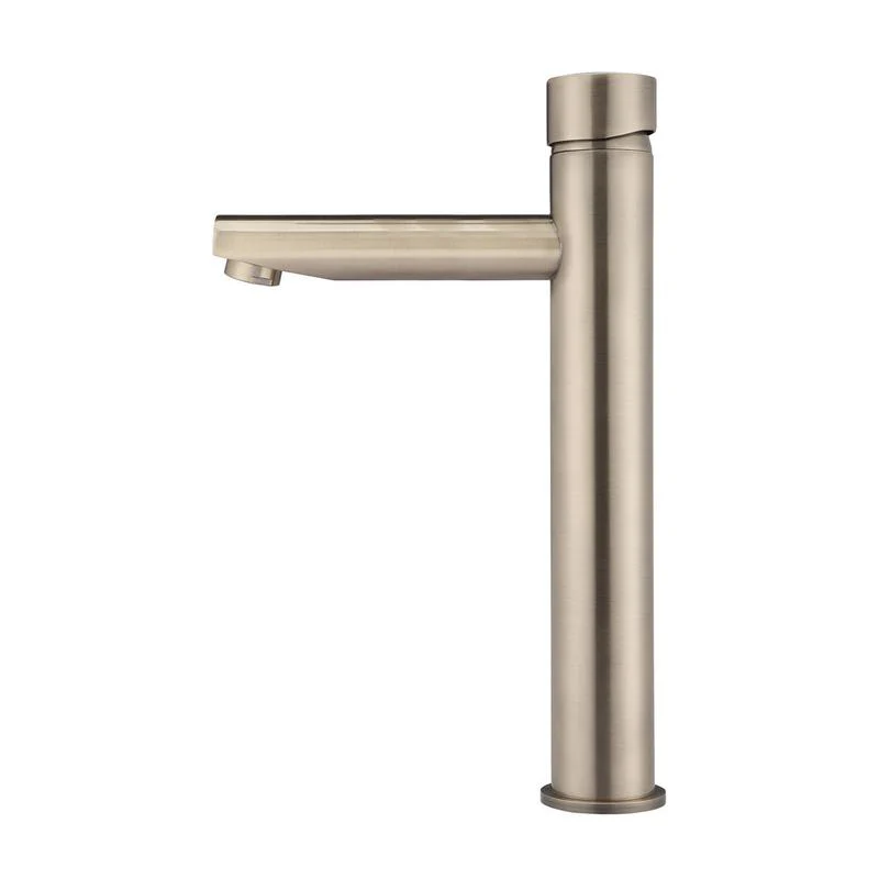 Meir Round Pinless Tall Basin Mixer Tap - Champagne - Image 2