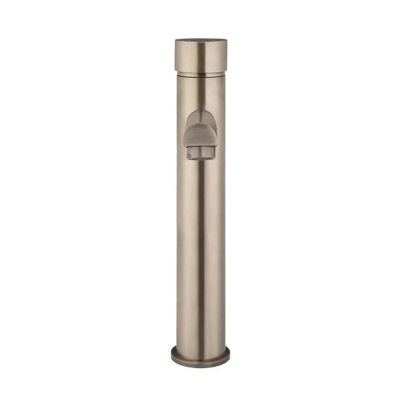 Meir Round Pinless Tall Basin Mixer Tap - Champagne - Image 3