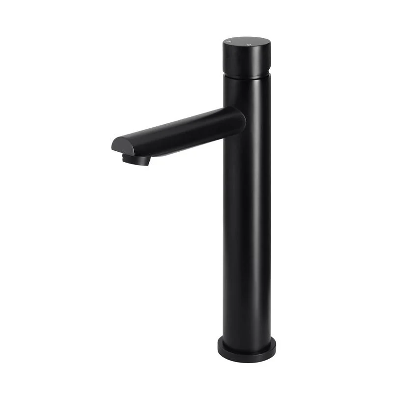 Meir Round Pinless Tall Basin Mixer Tap - Black Matte